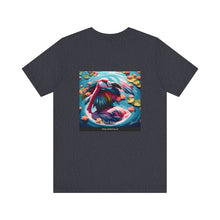 Load image into Gallery viewer, Aimerican Ads™ Brand Retail Fit Unisex Jersey Short Sleeve Tee - Featherin' Flamingo Edition