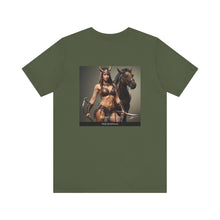 Load image into Gallery viewer, Aimerican Ads™ Brand Retail Fit Unisex Jersey Short Sleeve Tee - Aimerican™ Warrior Edition