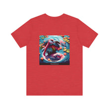 Load image into Gallery viewer, Aimerican Ads™ Brand Retail Fit Unisex Jersey Short Sleeve Tee - Featherin' Flamingo Edition