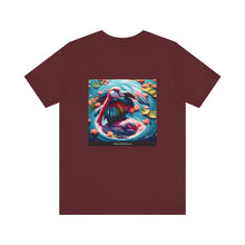 Load image into Gallery viewer, Aimerican Ads™ Brand Retail Fit Unisex Jersey Short Sleeve Tee - Featherin' Flamingo Edition