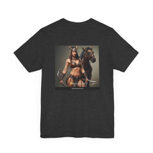 Load image into Gallery viewer, Aimerican Ads™ Brand Retail Fit Unisex Jersey Short Sleeve Tee - Aimerican™ Warrior Edition