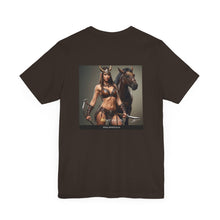 Load image into Gallery viewer, Aimerican Ads™ Brand Retail Fit Unisex Jersey Short Sleeve Tee - Aimerican™ Warrior Edition