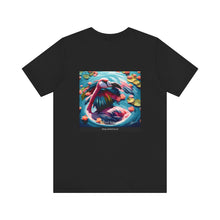 Load image into Gallery viewer, Aimerican Ads™ Brand Retail Fit Unisex Jersey Short Sleeve Tee - Featherin' Flamingo Edition