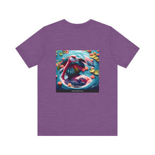 Load image into Gallery viewer, Aimerican Ads™ Brand Retail Fit Unisex Jersey Short Sleeve Tee - Featherin' Flamingo Edition