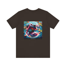 Load image into Gallery viewer, Aimerican Ads™ Brand Retail Fit Unisex Jersey Short Sleeve Tee - Featherin' Flamingo Edition