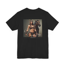 Load image into Gallery viewer, Aimerican Ads™ Brand Retail Fit Unisex Jersey Short Sleeve Tee - Aimerican™ Warrior Edition
