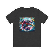 Load image into Gallery viewer, Aimerican Ads™ Brand Retail Fit Unisex Jersey Short Sleeve Tee - Featherin' Flamingo Edition