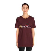 Load image into Gallery viewer, I Love Aimerica™ Brand Retail Fit Unisex Jersey Short Sleeve Tee