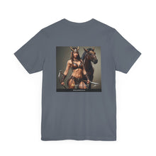 Load image into Gallery viewer, Aimerican Ads™ Brand Retail Fit Unisex Jersey Short Sleeve Tee - Aimerican™ Warrior Edition