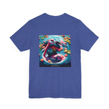 Load image into Gallery viewer, Aimerican Ads™ Brand Retail Fit Unisex Jersey Short Sleeve Tee - Featherin' Flamingo Edition
