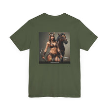 Load image into Gallery viewer, Aimerican Ads™ Brand Retail Fit Unisex Jersey Short Sleeve Tee - Aimerican™ Warrior Edition