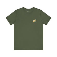 Load image into Gallery viewer, Aimerican™ Brand Retail Fit Unisex Jersey Short Sleeve Tee - AI Logo Only