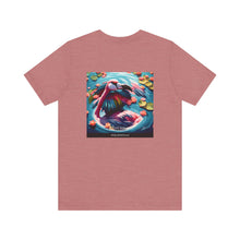 Load image into Gallery viewer, Aimerican Ads™ Brand Retail Fit Unisex Jersey Short Sleeve Tee - Featherin' Flamingo Edition