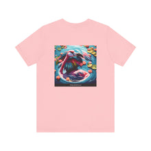 Load image into Gallery viewer, Aimerican Ads™ Brand Retail Fit Unisex Jersey Short Sleeve Tee - Featherin' Flamingo Edition