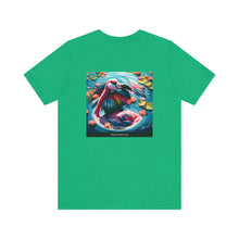 Load image into Gallery viewer, Aimerican Ads™ Brand Retail Fit Unisex Jersey Short Sleeve Tee - Featherin' Flamingo Edition