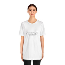 Load image into Gallery viewer, GIUGIO™ Brand Retail Fit Unisex Jersey Short Sleeve Tee