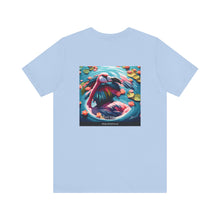 Load image into Gallery viewer, Aimerican Ads™ Brand Retail Fit Unisex Jersey Short Sleeve Tee - Featherin' Flamingo Edition