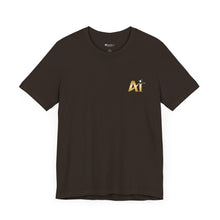 Load image into Gallery viewer, Aimerican™ Brand Retail Fit Unisex Jersey Short Sleeve Tee - AI Logo Only