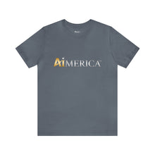 Load image into Gallery viewer, Aimerica™ Brand Retail Fit Unisex Jersey Short Sleeve Tee