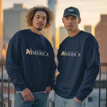 Load image into Gallery viewer, two men standing next to each other in front of a city