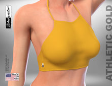 Load image into Gallery viewer, Bow Tie Tops Bow Tie Tops - Athletic Gold - TheBlueMall