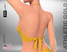 Load image into Gallery viewer, Bow Tie Tops Bow Tie Tops - Athletic Gold - TheBlueMall