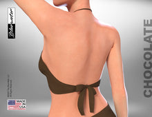 Load image into Gallery viewer, Bow Tie Tops Bow Tie Tops - Chocolate - TheBlueMall