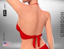 Load image into Gallery viewer, Bow Tie Tops Bow Tie Tops - Crimson - TheBlueMall