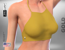 Load image into Gallery viewer, Bow Tie Tops Bow Tie Tops - Gold - TheBlueMall
