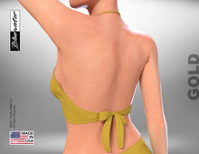 Load image into Gallery viewer, Bow Tie Tops Bow Tie Tops - Gold - TheBlueMall