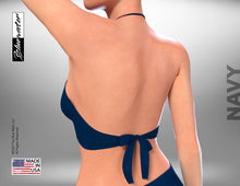 Load image into Gallery viewer, Bow Tie Tops Bow Tie Tops - Navy - TheBlueMall