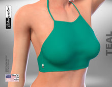 Load image into Gallery viewer, Bow Tie Tops Bow Tie Tops - Teal - TheBlueMall
