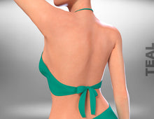 Load image into Gallery viewer, Bow Tie Tops Bow Tie Tops - Teal - TheBlueMall