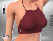 Load image into Gallery viewer, Bow Tie Tops Bow Tie Tops - Wine - TheBlueMall