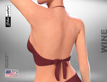 Load image into Gallery viewer, Bow Tie Tops Bow Tie Tops - Wine - TheBlueMall