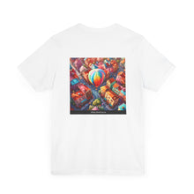 Load image into Gallery viewer, Aimerican Ads™ Brand Retail Fit Unisex Jersey Short Sleeve Tee - The Village Balloons Edition
