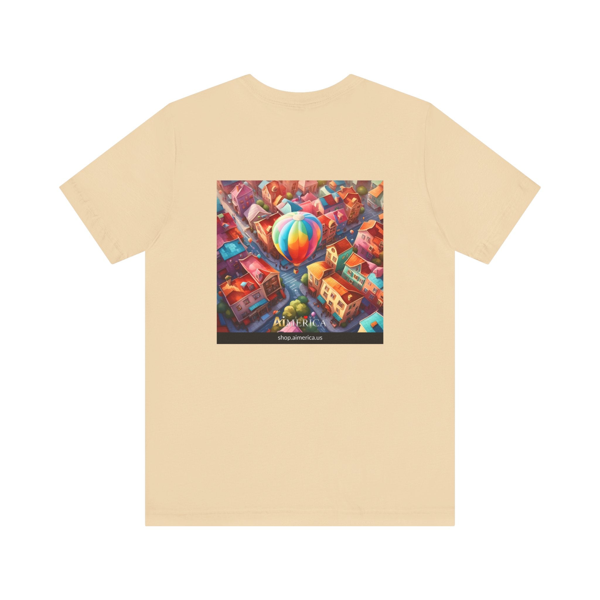 Aimerican Ads™ Brand Retail Fit Unisex Jersey Short Sleeve Tee - The Village Balloons Edition