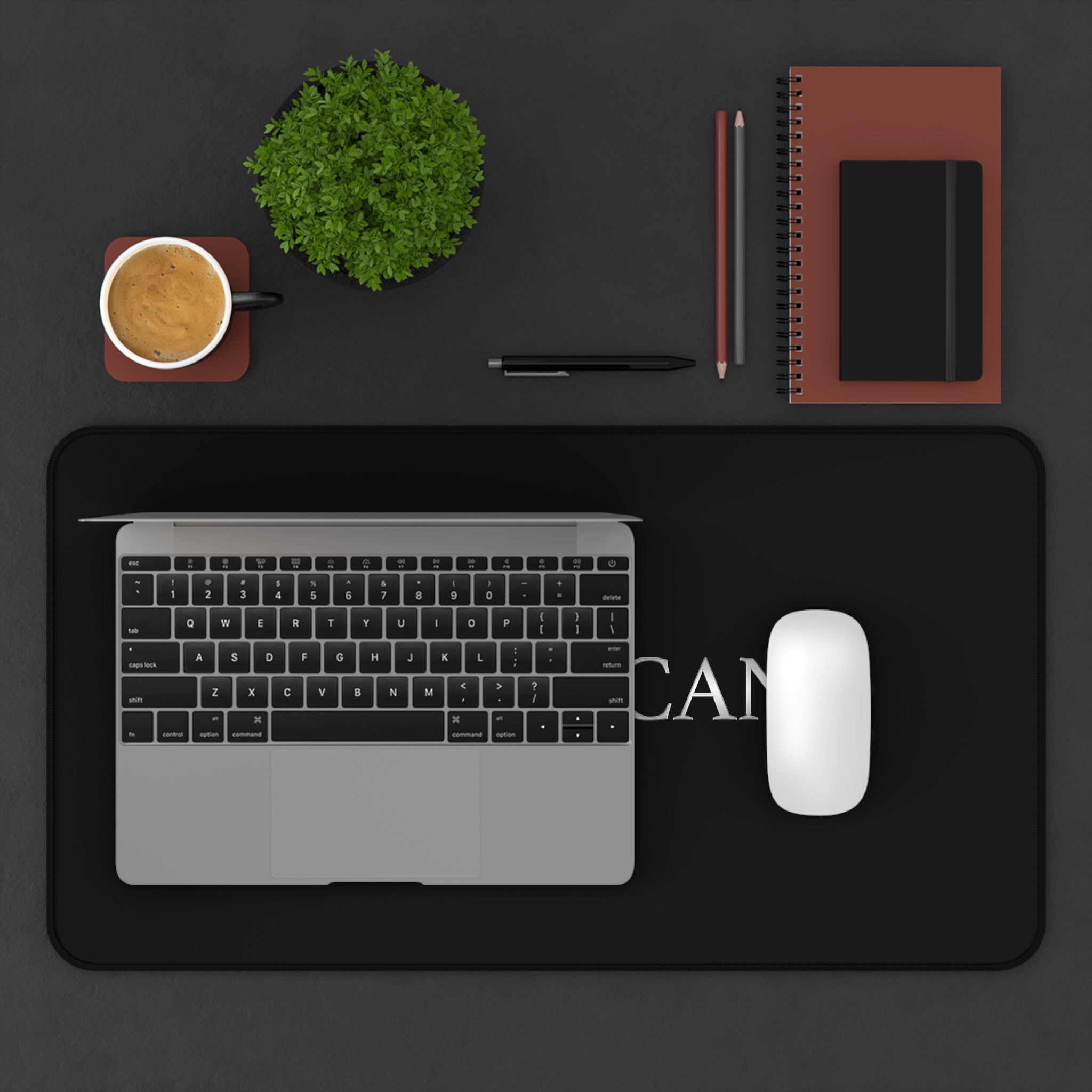 Aimerican™ Brand Desk Mat - Mouse Pad - [Black]