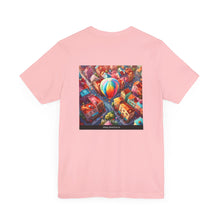 Load image into Gallery viewer, Aimerican Ads™ Brand Retail Fit Unisex Jersey Short Sleeve Tee - The Village Balloons Edition
