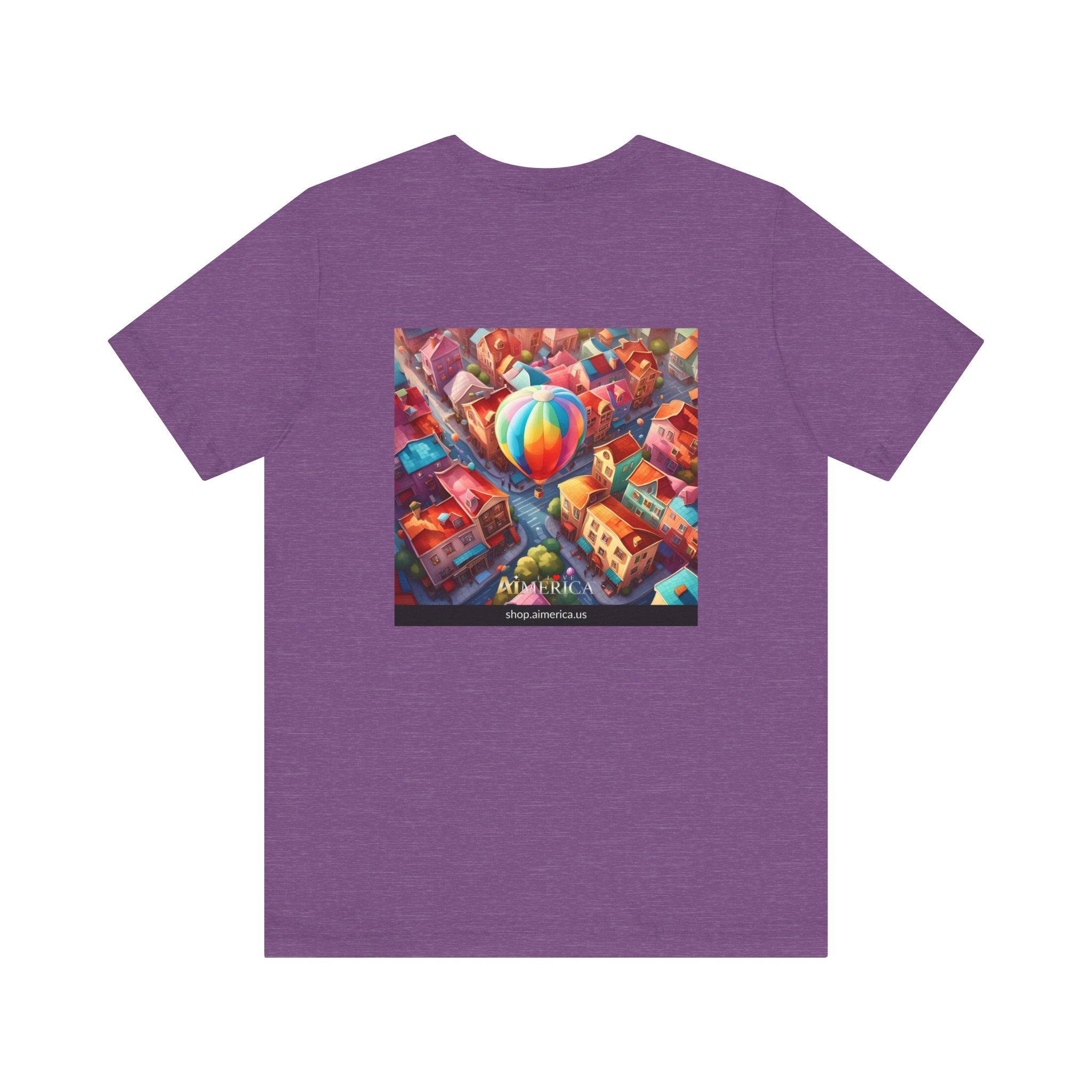 Aimerican Ads™ Brand Retail Fit Unisex Jersey Short Sleeve Tee - The Village Balloons Edition