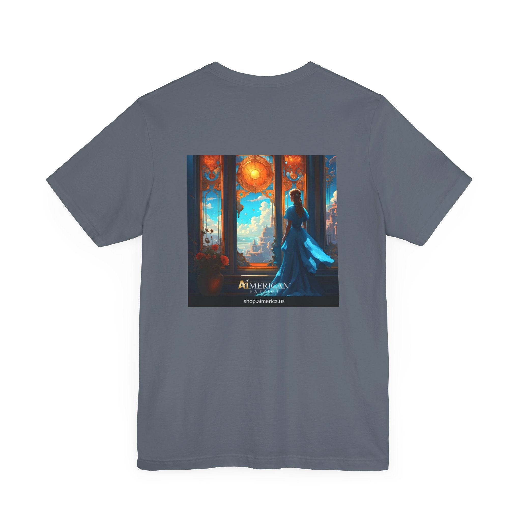 Aimerican Ads™ Brand Retail Fit Unisex Jersey Short Sleeve Tee - The Blue Fairy Princess Edition