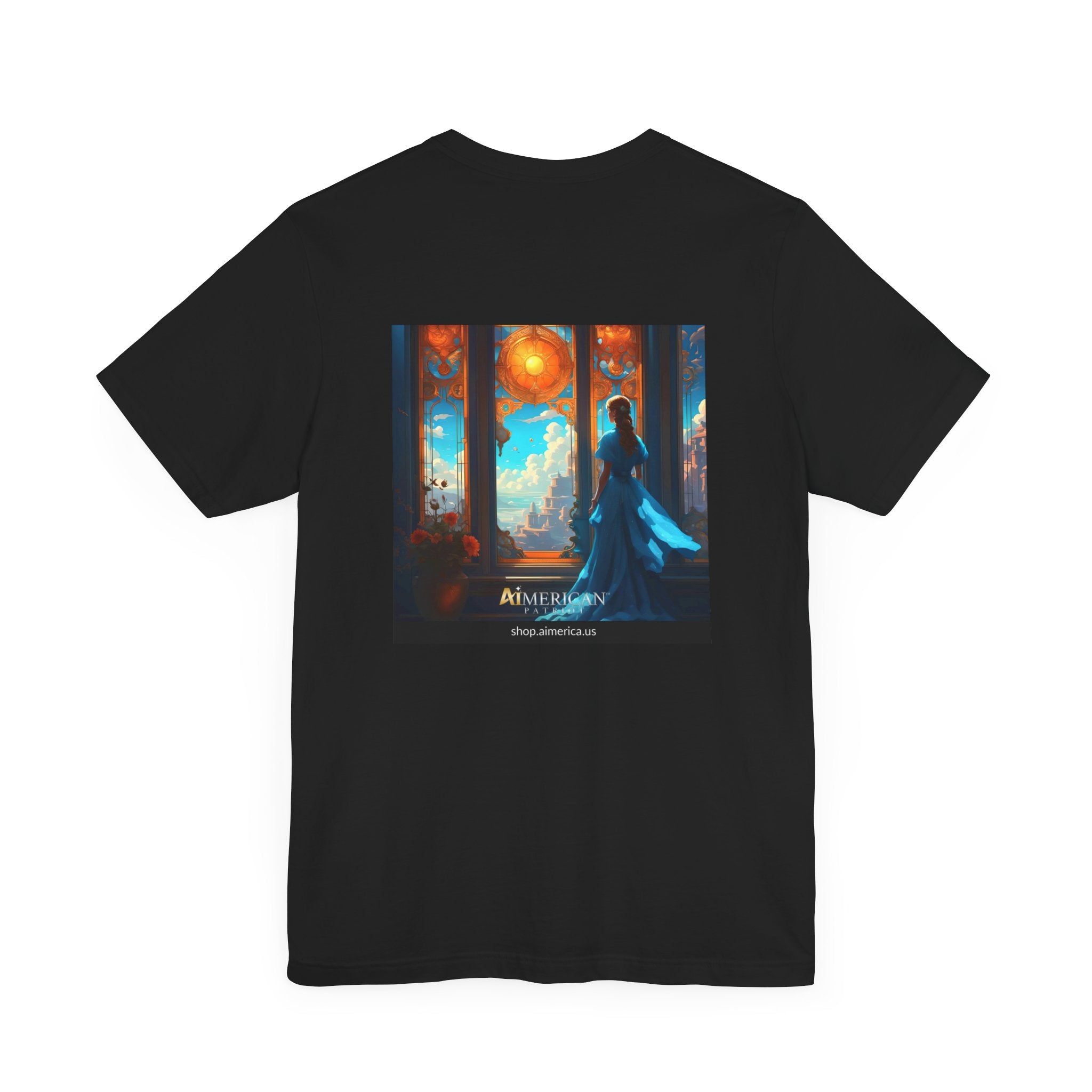 Aimerican Ads™ Brand Retail Fit Unisex Jersey Short Sleeve Tee - The Blue Fairy Princess Edition