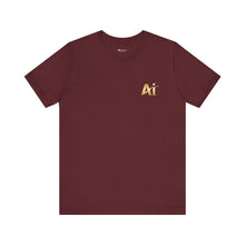 Load image into Gallery viewer, Aimerican™ Brand Retail Fit Unisex Jersey Short Sleeve Tee - AI Logo Only
