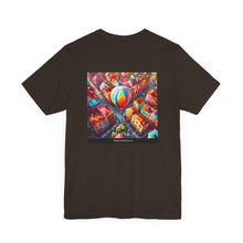 Load image into Gallery viewer, Aimerican Ads™ Brand Retail Fit Unisex Jersey Short Sleeve Tee - The Village Balloons Edition
