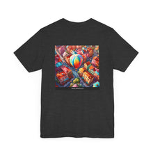 Load image into Gallery viewer, Aimerican Ads™ Brand Retail Fit Unisex Jersey Short Sleeve Tee - The Village Balloons Edition
