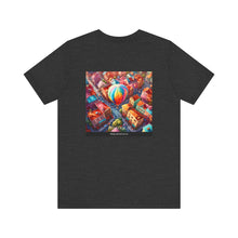 Load image into Gallery viewer, Aimerican Ads™ Brand Retail Fit Unisex Jersey Short Sleeve Tee - The Village Balloons Edition
