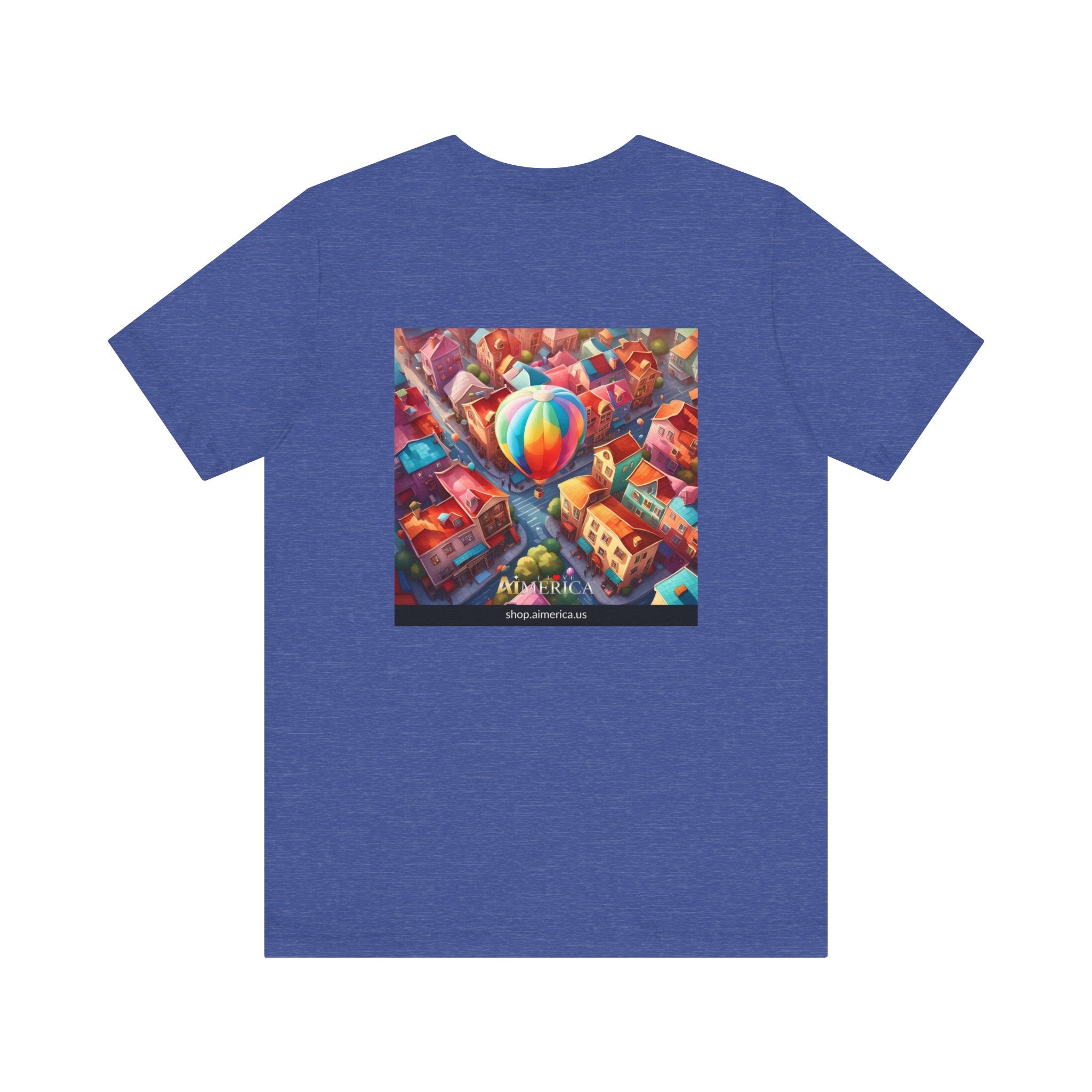 Aimerican Ads™ Brand Retail Fit Unisex Jersey Short Sleeve Tee - The Village Balloons Edition
