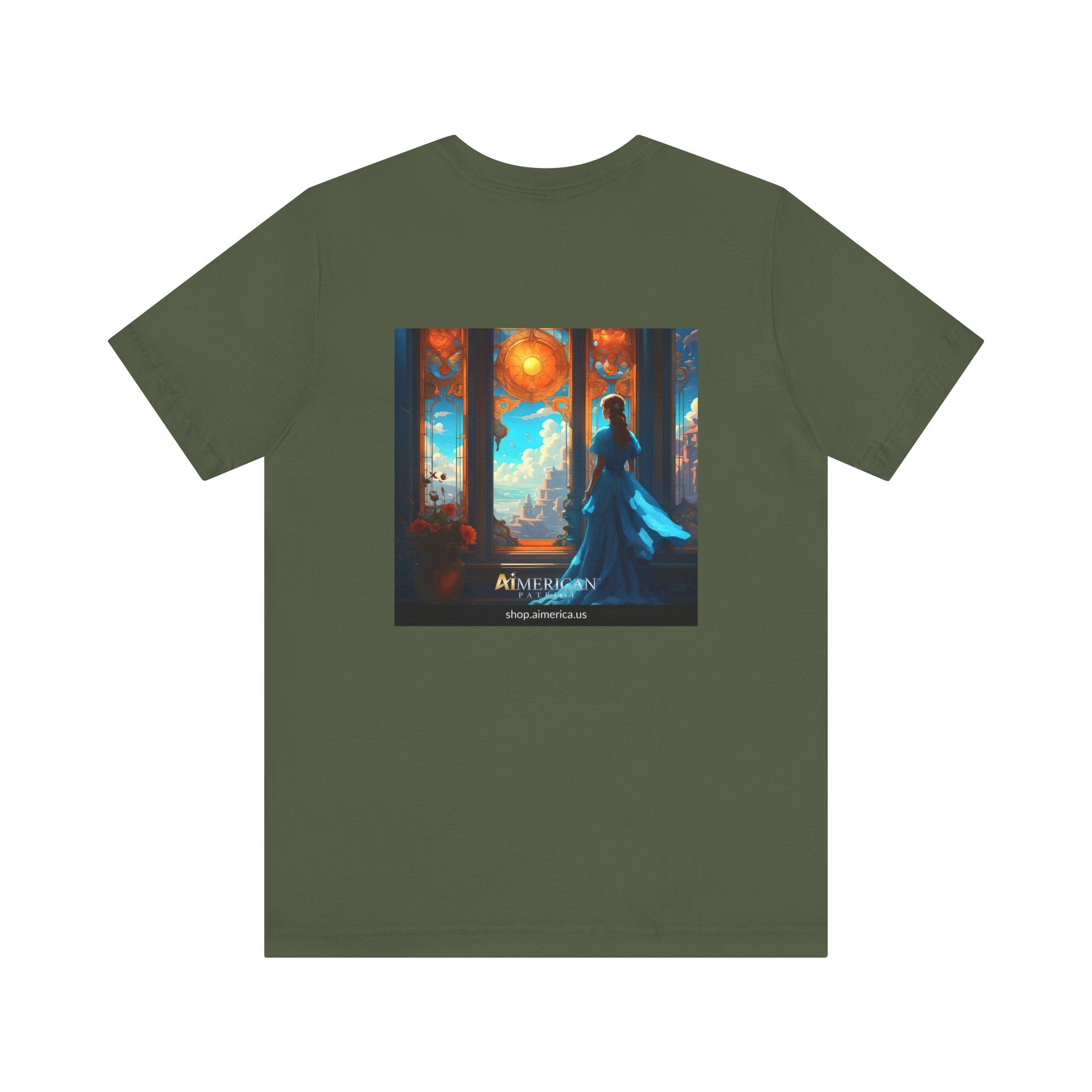 Aimerican Ads™ Brand Retail Fit Unisex Jersey Short Sleeve Tee - The Blue Fairy Princess Edition
