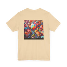 Load image into Gallery viewer, Aimerican Ads™ Brand Retail Fit Unisex Jersey Short Sleeve Tee - The Village Balloons Edition
