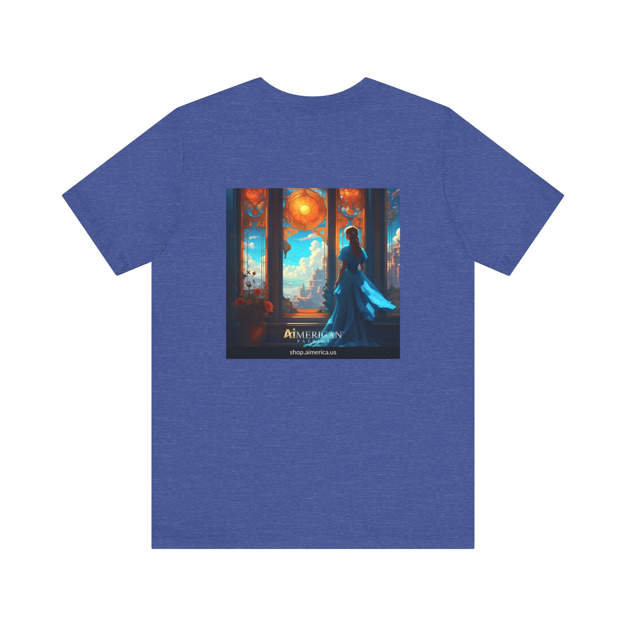 Aimerican Ads™ Brand Retail Fit Unisex Jersey Short Sleeve Tee - The Blue Fairy Princess Edition